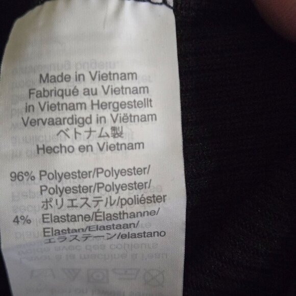 Madewell Black Short Sleeves Ribbed Pocket Tee Midi Dress Slit Sides Size XS - Picture 10 of 10